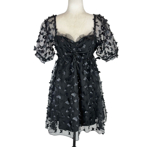 Evolutionary black butterfly dress, NWT